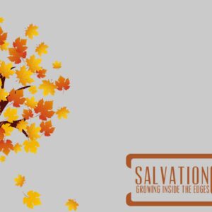 Salvation – Growth Inside the Edges – Being Disciples – Life In the Spirit