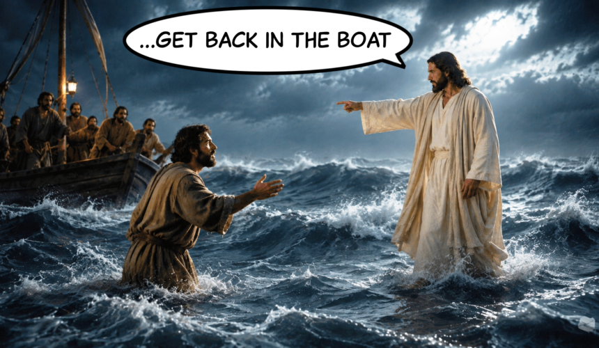August 9, 2026 – …Get Out of the Boat August 9, 2026 – …Get Out of the Boat