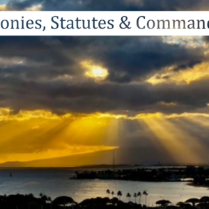 August 2, 2026 – Testimonies, Statutes & Commandments