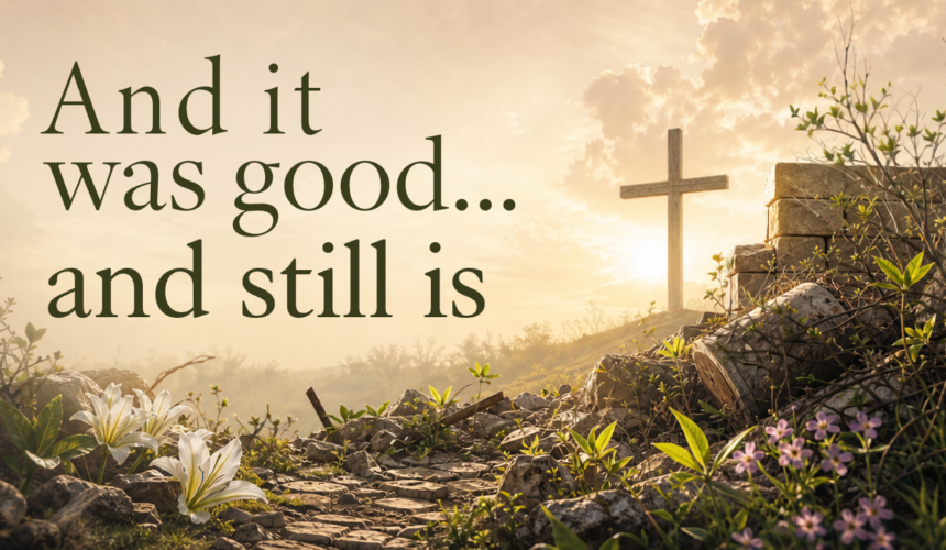 September 6, 2026 – And it was Good…And still is September 6, 2026 – And it was Good…And still is